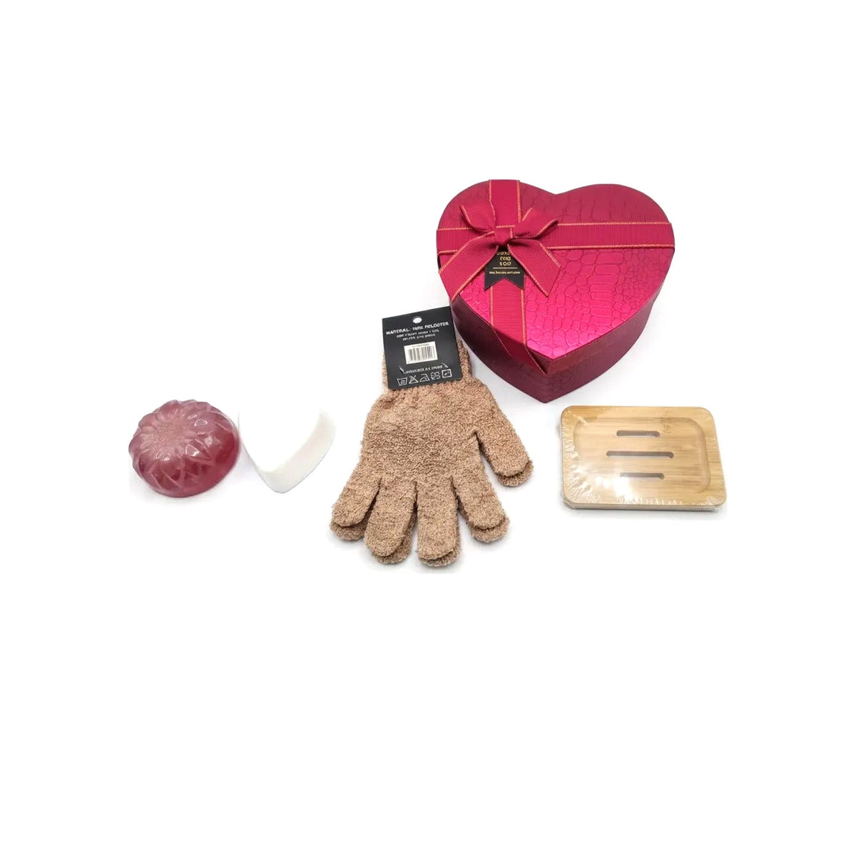 Caja de Regalo Corazón Mediana – Set de Jabones Pareja
