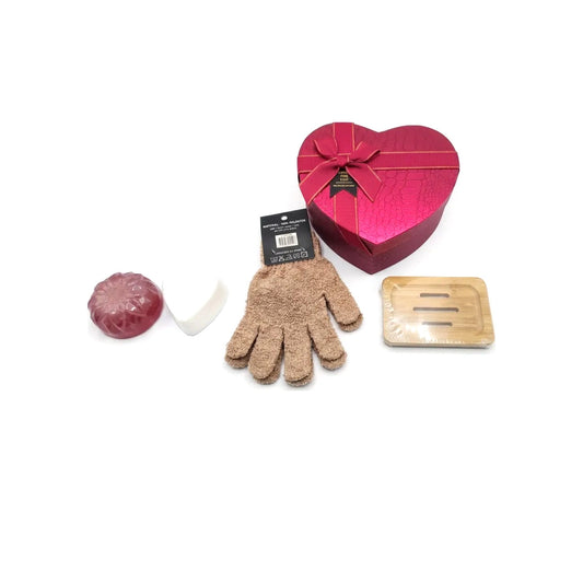 Caja de Regalo Corazón Mediana – Set de Jabones Pareja